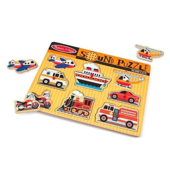 Puzzle Dźwiękowe Pojazdy - Melissa & Doug