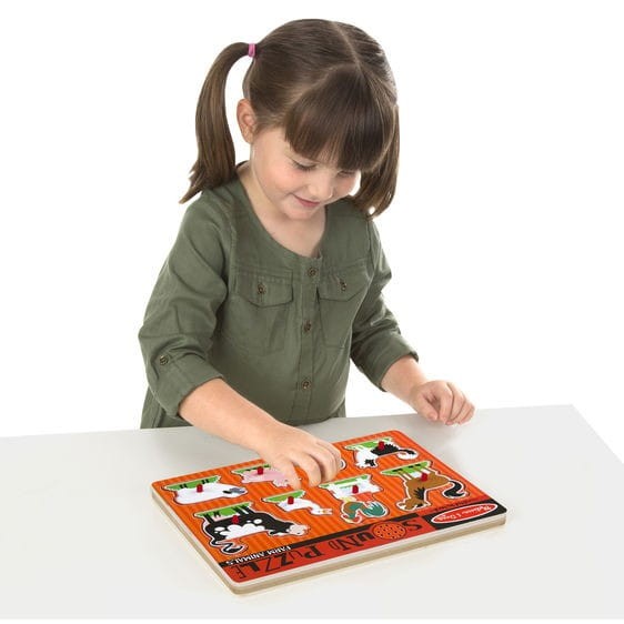 Puzzle Dźwiękowe Zwierzęta z Farmy - Melissa & Doug