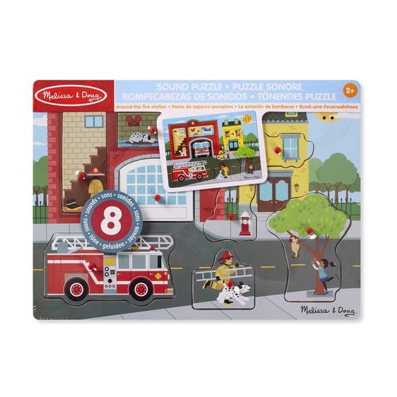 Puzzle Dźwiękowe Straż Pożarna - Melissa & Doug