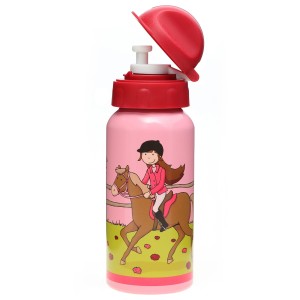 Bidon dziecięcy aluminiowy Na koniu 400ml - sigikid