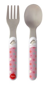 Sztućce dla dziecka widelec i łyżka Konik Pony - sigikid