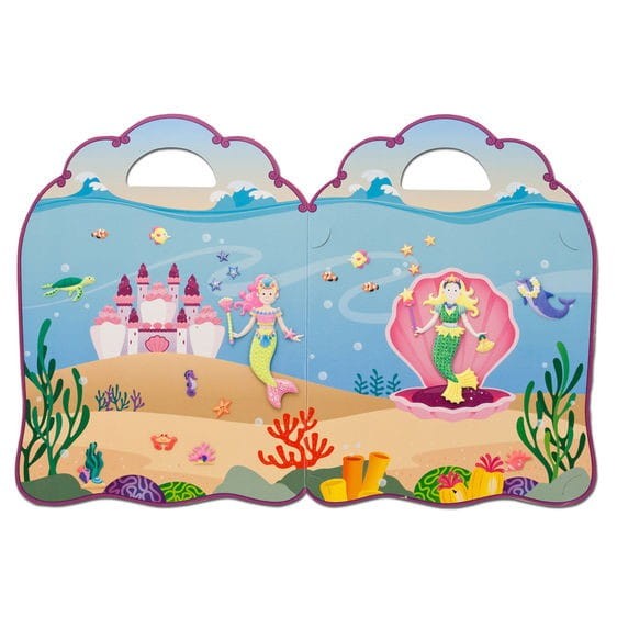 Wypukłe Naklejki Syrenki - Melissa & Doug