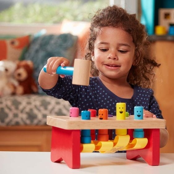 Drewniana Przebijanka z Młotkiem - Melissa & Doug