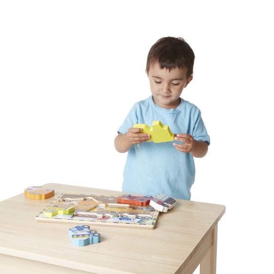 Puzzle Figurki Budowa - Melissa & Doug