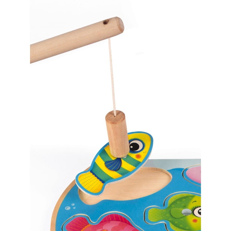 Łowienie Rybek Puzzle z Wędką - Janod