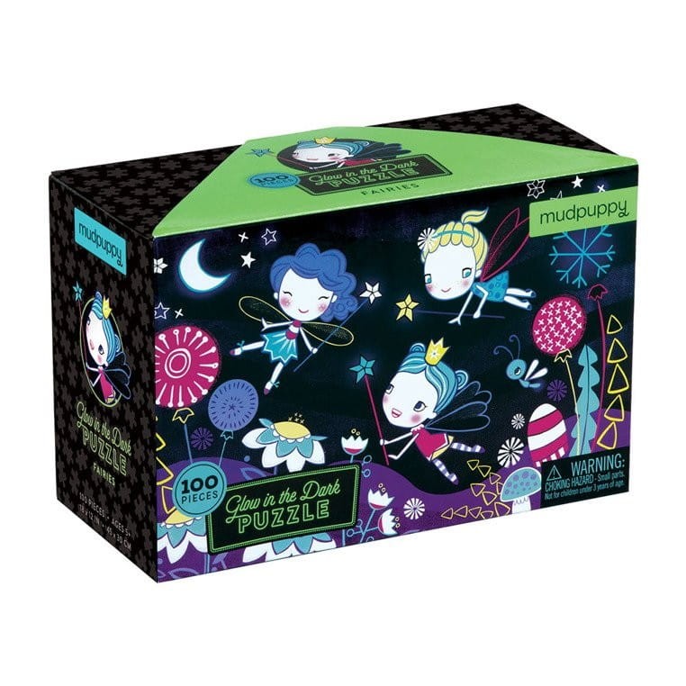 Świecące w Ciemności Puzzle Wróżki 100 el. - Mudpuppy