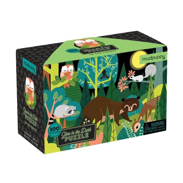 Świecące w Ciemności Puzzle Las 100 el. - Mudpuppy