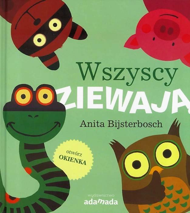 Wszyscy ziewają. Książka z otwieranymi okienkami