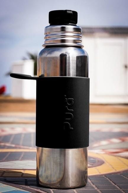 Termobutelka Duża dla Dorosłych 650 ml Czarna - Pura Kiki