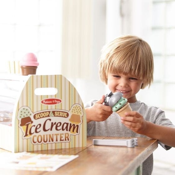 Lodziarnia Scoop & Serve Ice Cream Counter  - Melissa & Doug