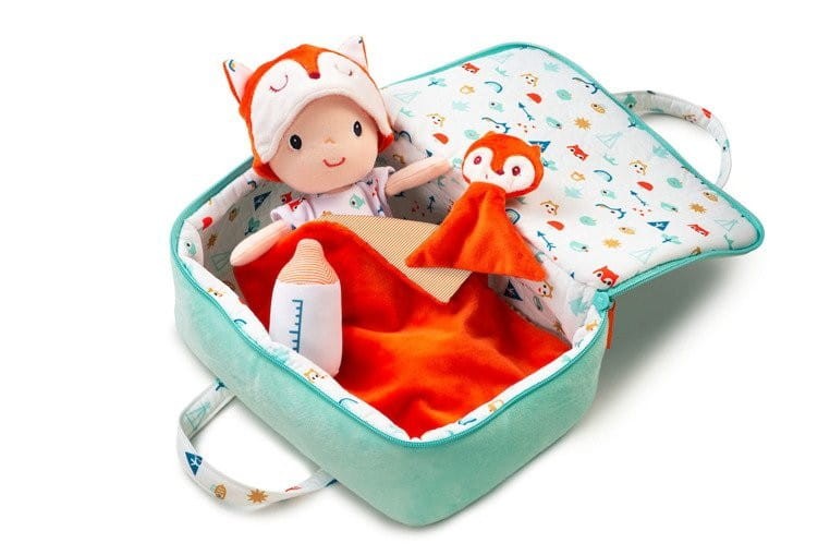 Lalka do Przytulania w Walizce z Akcesoriami - Lilliputiens