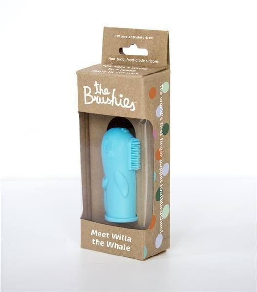 Szczoteczka Silikonowa na Palec Wieloryb - The Brushies