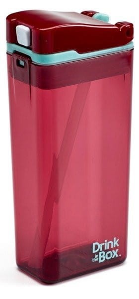 Bidon ze Słomką Malinowy 355 ml - Drink in the Box