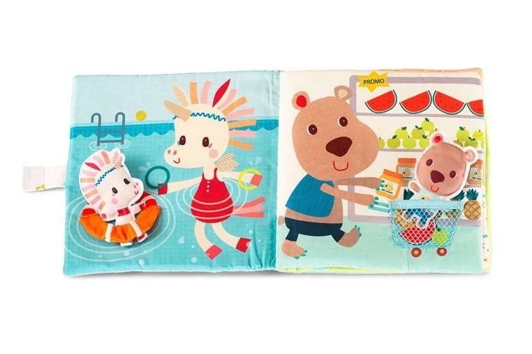 Pierwsza Książeczka z Przytulankami Jednorożec Louise - Lilliputiens