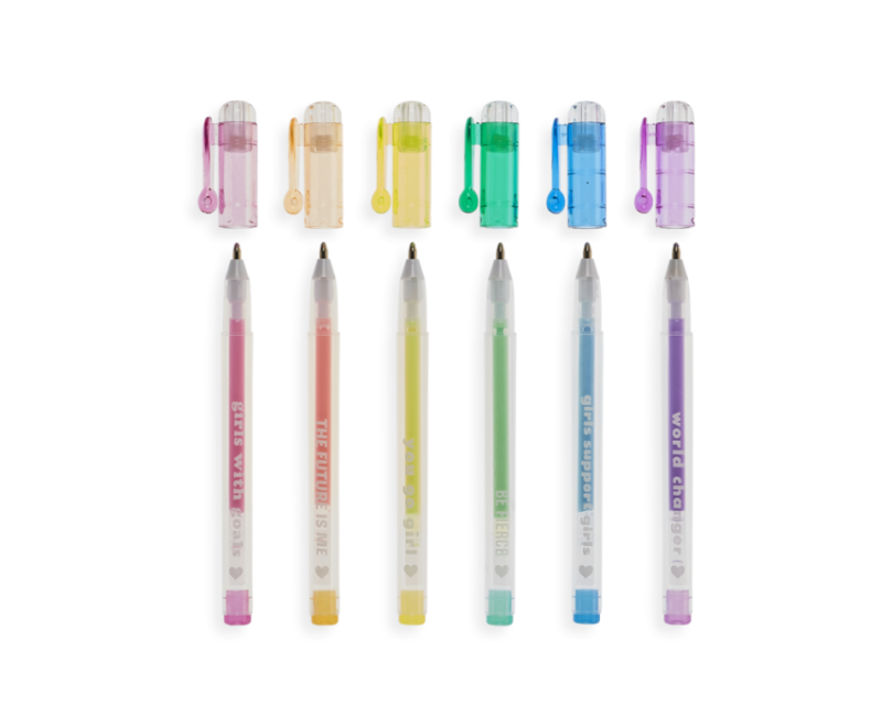 Pachnące Mini Długopisy Żelowe Pastelowe 6 szt. - Ooly
