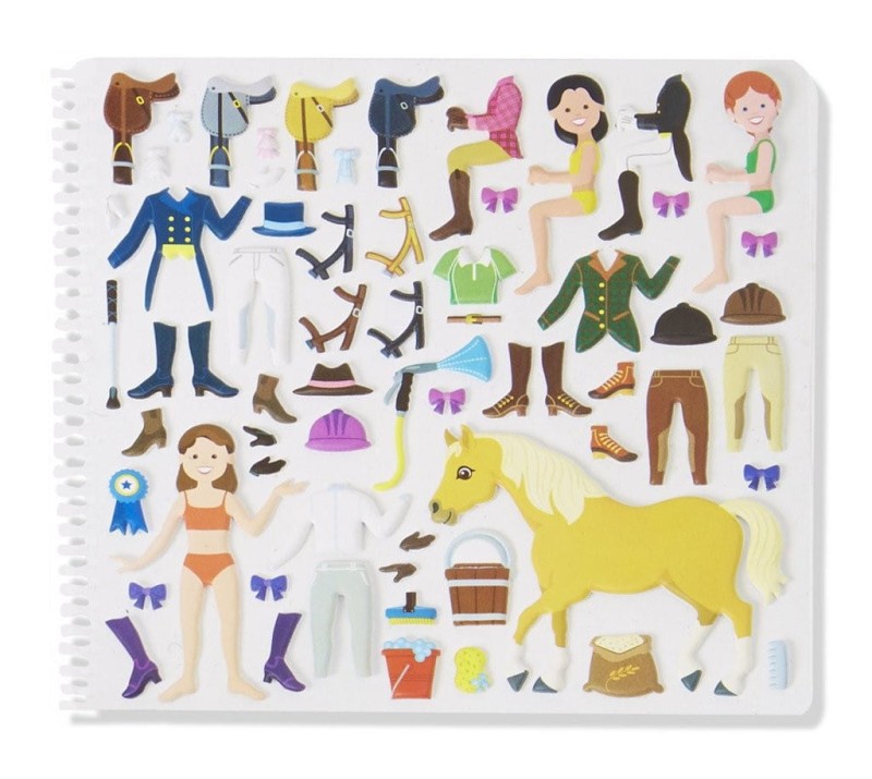 Wypukłe Naklejki w Stadninie Koni - Melissa & Doug