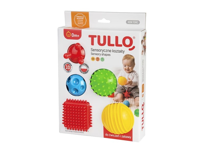 Sensoryczne kształty 5 szt. - Tullo