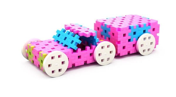 Klocki Konstrukcyjne Meli Constructor Pink Girls 200 - Meli