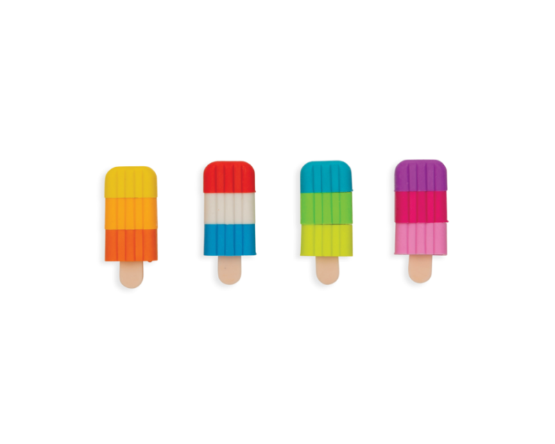 Pachnące gumki do mazania Lody na Patyku 4 szt. - Ooly