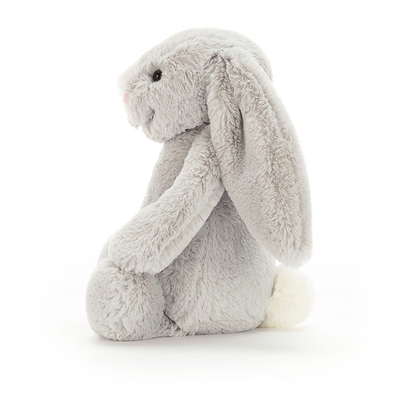 Pluszowy Króliczek 31 cm Szary Bashful Silver Bunny - Jellycat