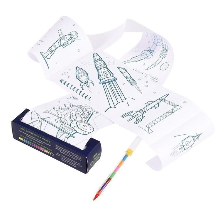 Kolorowanka w Rolce z Kredką Modułową Kosmos - Rex London