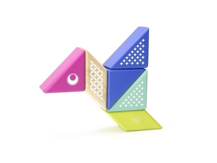Drewniane klocki magnetyczne Travel Pals Koliber - Tegu