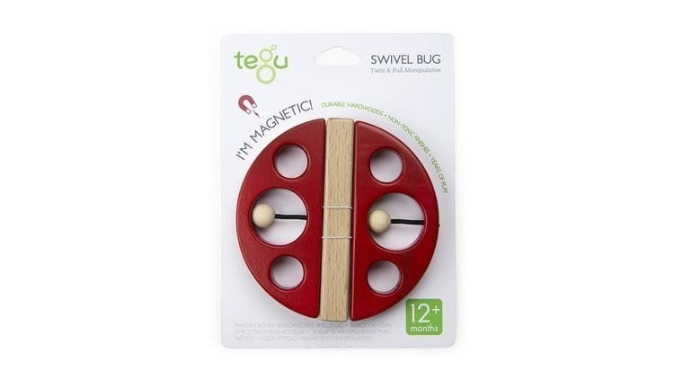 Drewniane klocki magnetyczne BABY & TODDLER Swivel Bug - Tegu