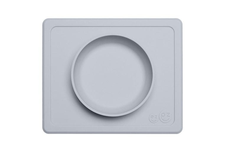 Silikonowa Miseczka Podkładka 2w1 Mini Bowl pastelowa szarość- ezpz