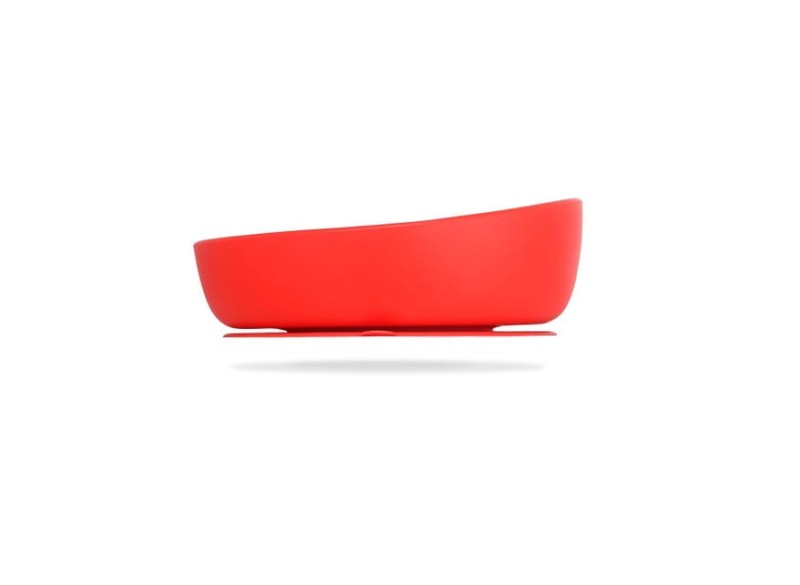 Miseczka z Przyssawką Talerzyk Czerwony - Doidy Bowl