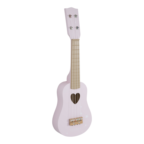 Gitara Dla Dzieci 4 struny różowa - Little Dutch