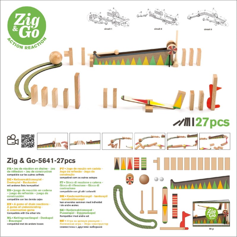 Tor dla Kulek Zig & Go 27 el.- Djeco