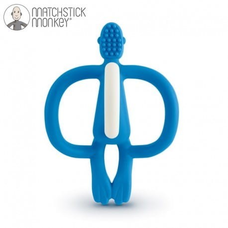 Małpka Gryzak na Ząbkowanie Blue - Matchstick Monkey