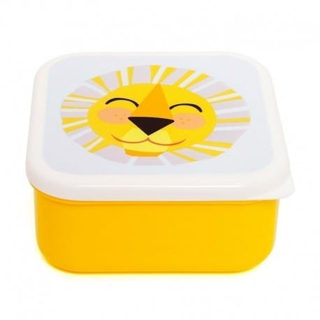 Pudełka 3 Pojemniki na Przekąski lunchbox Śniadaniówki - Petit Monkey