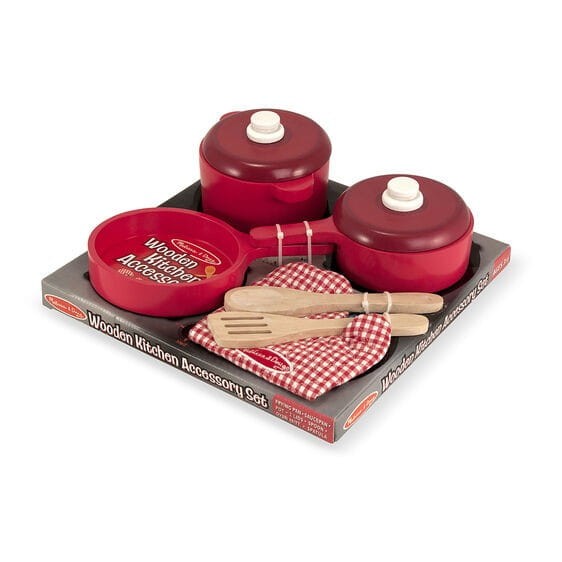 Drewniane Naczynia Garnki do Gotowania - Melissa & Doug
