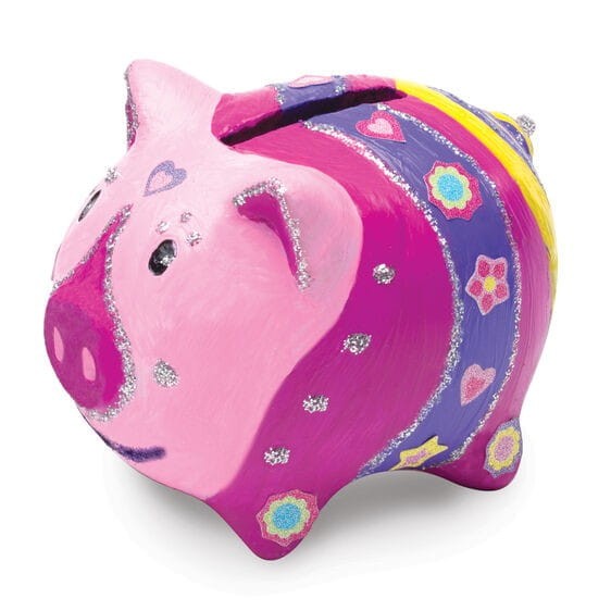 Świnka Skarbonka DIY Dekorowanie Decoupage - Melissa and Doug