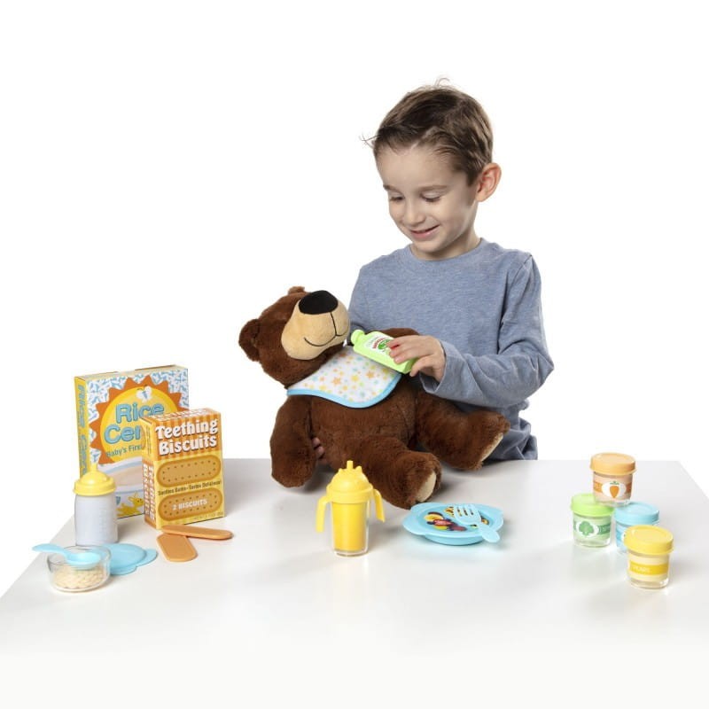 Zestaw do Karmienia i Rozszerzania Diety dla Lalki - Melissa & Doug