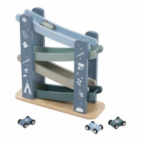 Zjeżdżalnia Tor dla Autek Błękit - Little Dutch