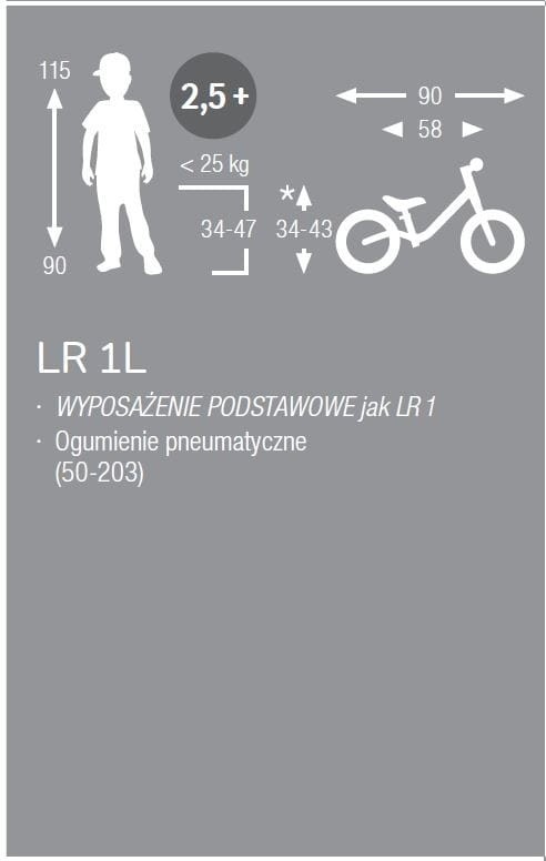 PUKY LR1L Red Czerwony Rowerek Biegowy Dla Dziecka 2,5+