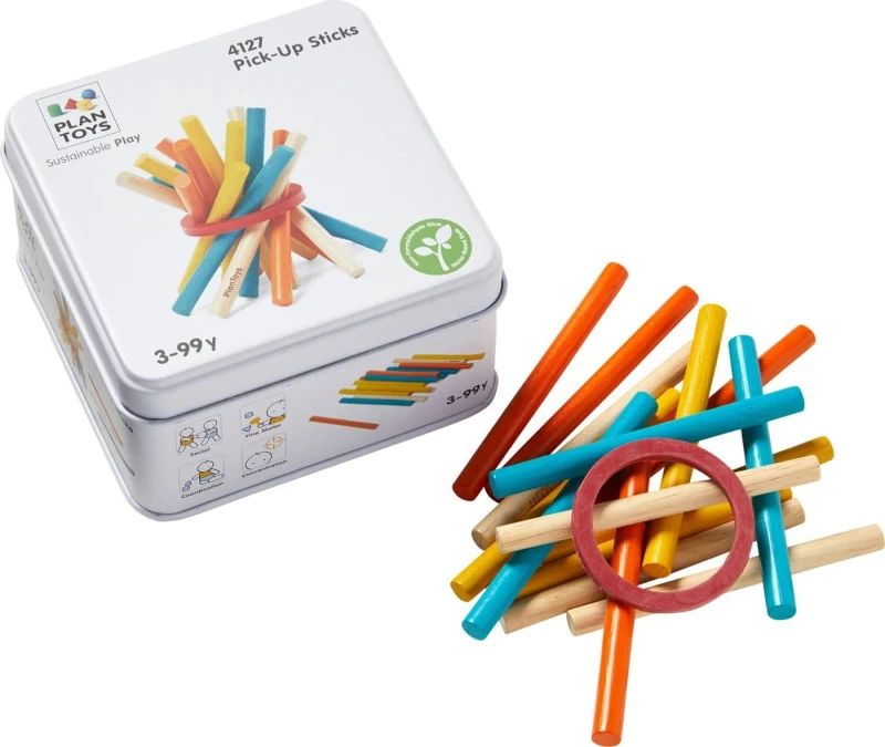 Gra Podróżna Drewniane Patyczki - Plan Toys