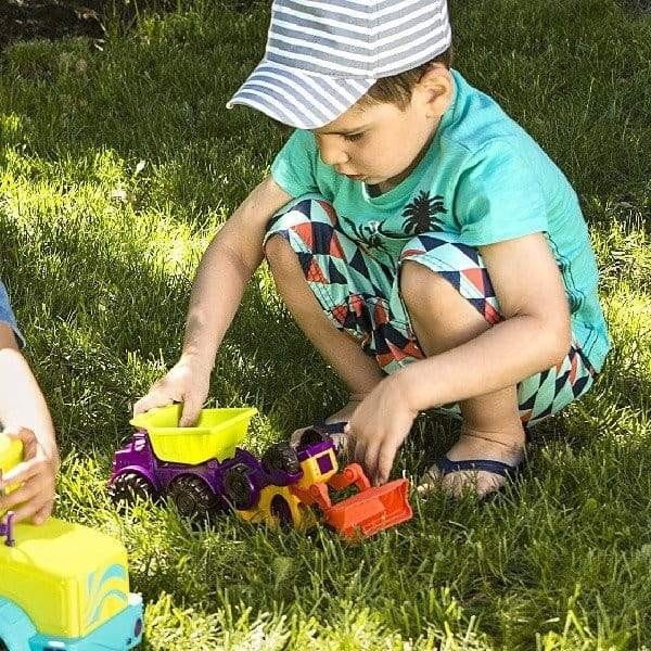 Wywrotka do Piasku i Wody Mini Truckette Pomarańczowa - B.toys