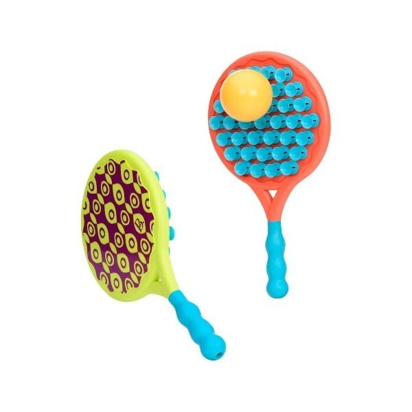 Paletki dwustronne rakietki z piłeczką Paddle Popper - B.toys