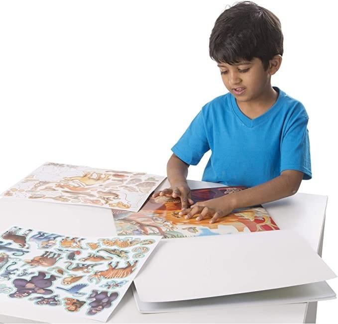 Wielorazowe Naklejki Zwierzęta Dżungla i Safari - Melissa & Doug