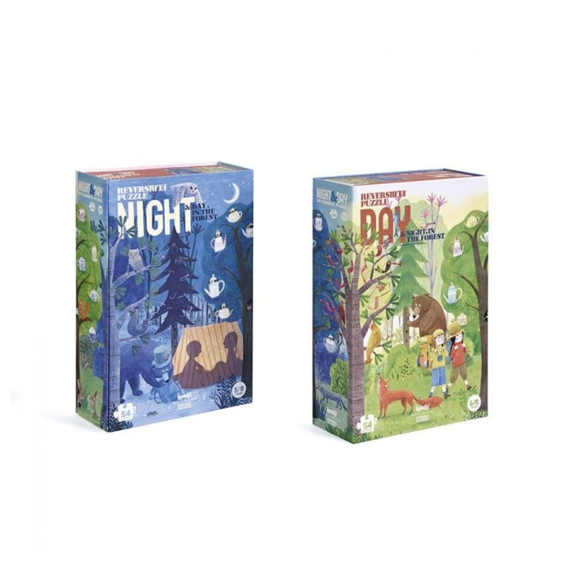Puzzle dwustronne 54 el. Dzień i Noc - Londji