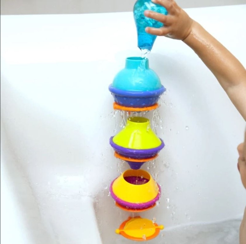 Lejki przyssawki do kąpieli DripDrip - Fat Brain Toys
