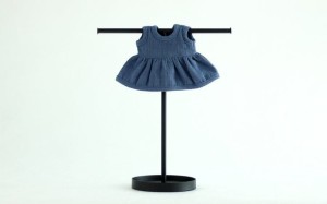 Sukienka Muślinowa Navy Blue do Lalki 21 cm - Miniland