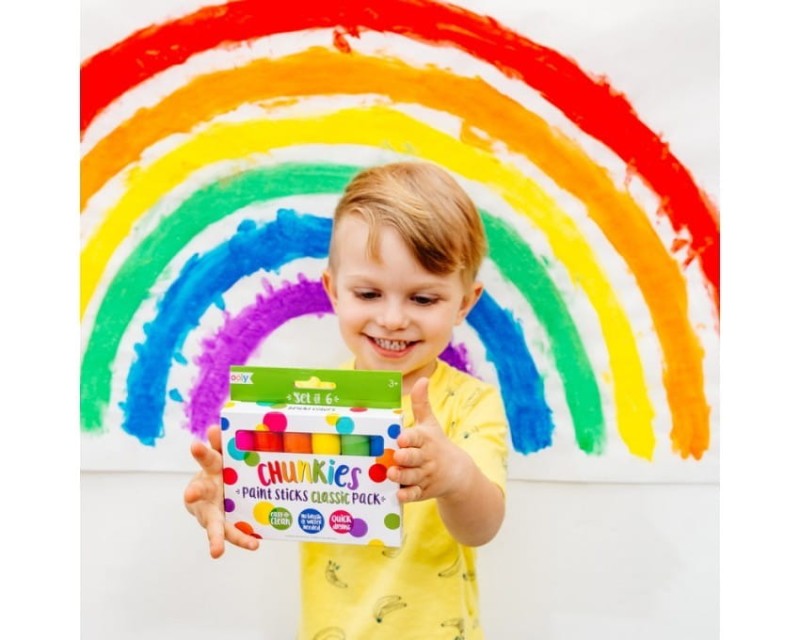 Farba w Kredce 6 szt Chunkies Paint Sticks - Ooly