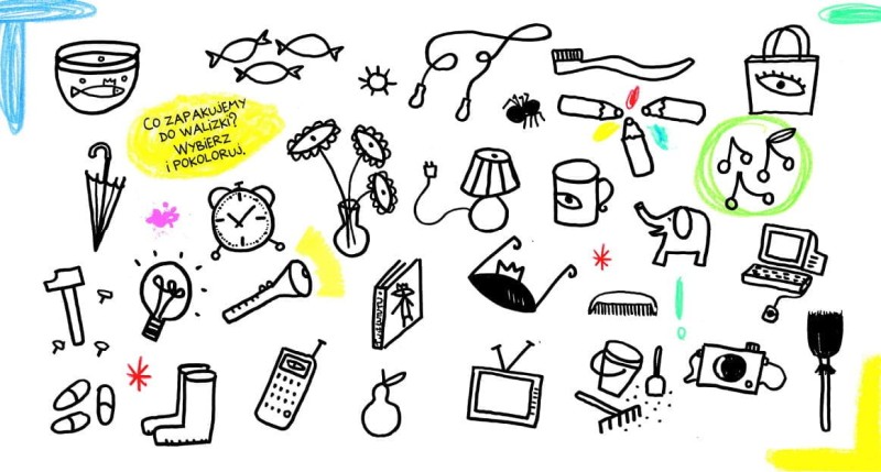 Turlututu na wakacjach do rysowania, zgadywania i interaktywnej zabawy z naklejkami