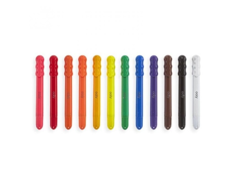 Kredki żelowe do malowanie na szkle na deszczowe dni Rainy Dayz - Ooly