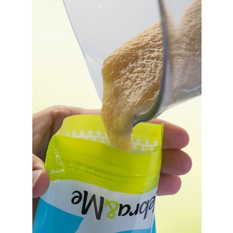 Saszetki Tubki do Karmienia Wielorazowe Astro - Zebra & Me