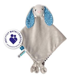 Kocyk Przytulanka Króliczek DouDou szary - Whisbear